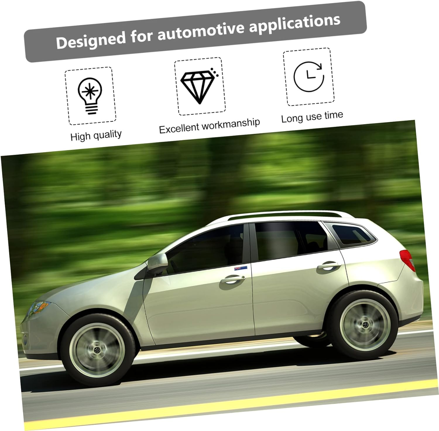 GRIRIW 2Pcs Flag Metal Stickers Car Metal Australia Flag Car Decal Sports Party Decal United Kingdom Truck Stickers Patriotic UK Zinc Alloy Accessories Unique - Multi image number 4