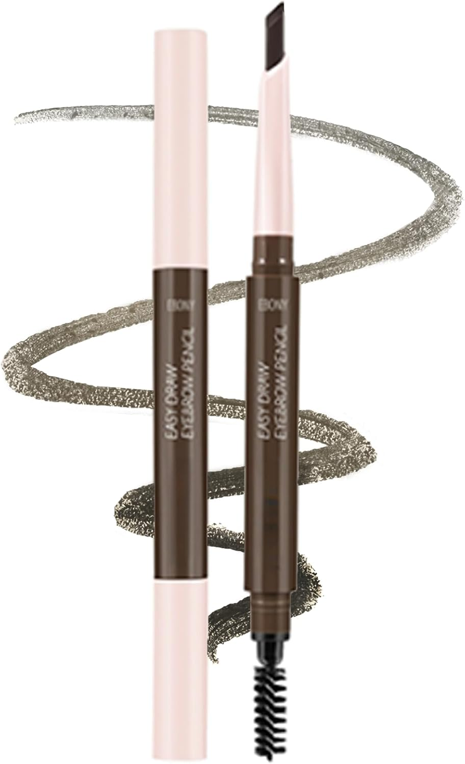Okerker Brown Dual-Ended Eyebrow Pencil - Waterproof, Smudge-Proof Brow Liner with High Pigment, Smooth Glide Formula, Built-In Sharpener#06 image number 5