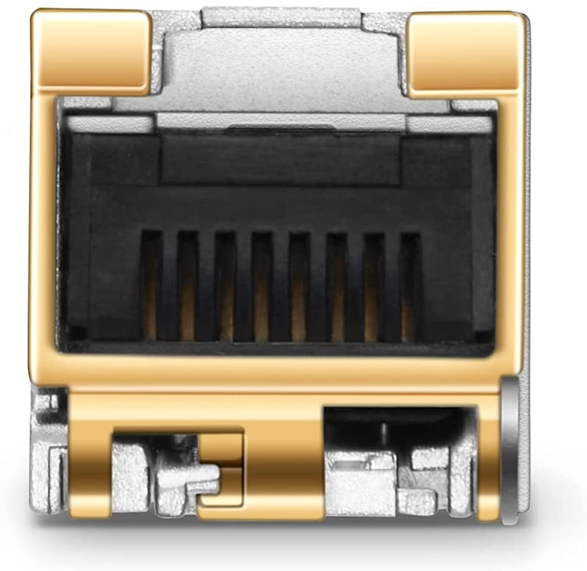4Pack 10GBASE-T Module, SFP+ to RJ45 Copper Mini-Gbic Transceiver for Cisco SFP-10G-T-S, Ubiquiti UF-RJ45-10G , Netgear, Mikrotik, D-Link, Supermicro, Linksys, CAT6A/CAT7, up to 30M image number 3
