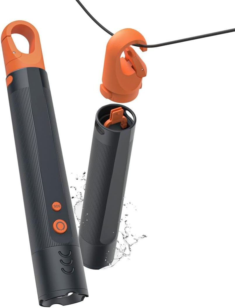 Hama LED Flashlight FLX600 Battery Shockproof Aluminum 4 Modes+Sos Zoom