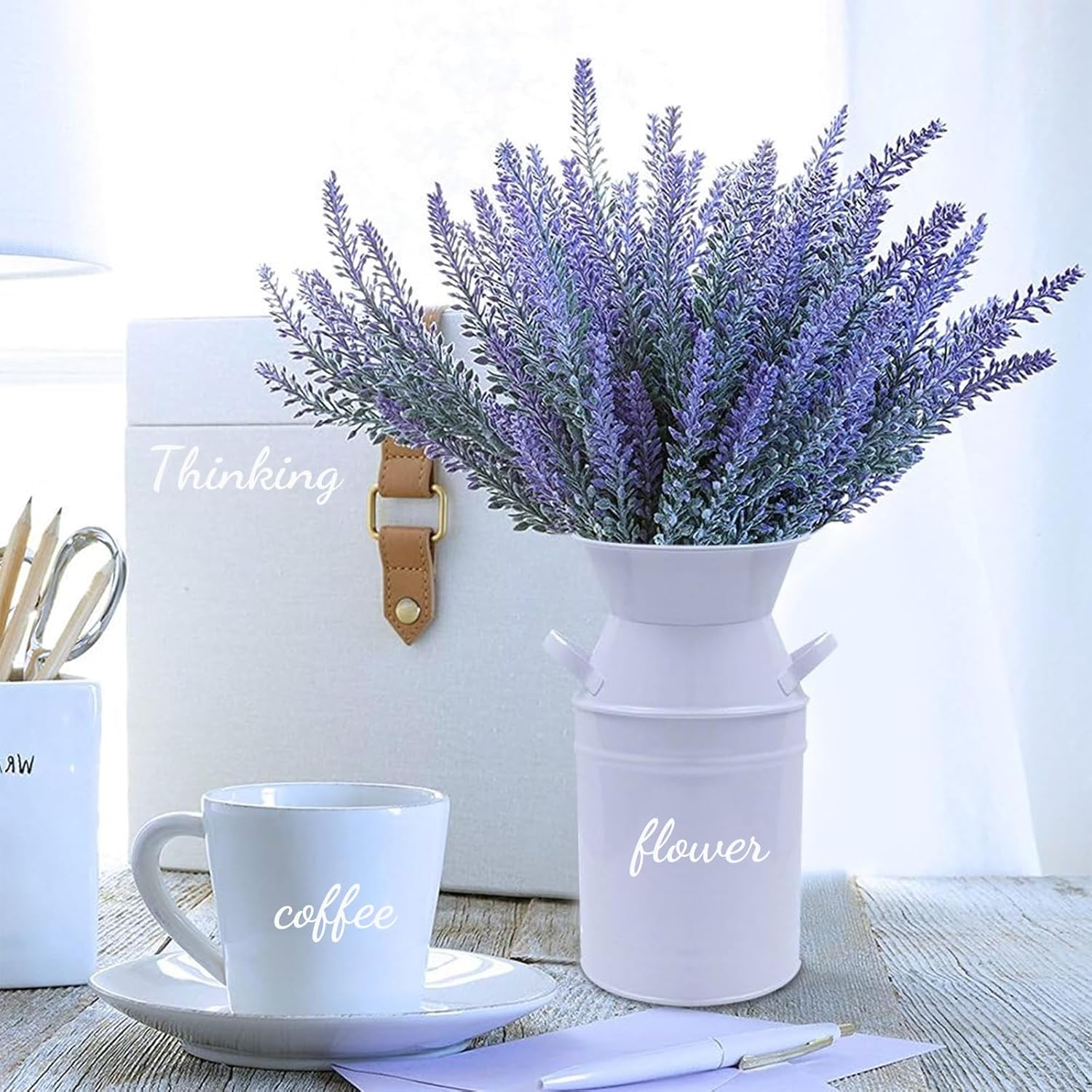 12 Sheets Vinyl Letters Numbers Stickers Kit,1008 Pcs 1 Inch Self Adhesive DIY Cursive Sticker Alphabet Number Letter Decal for Signs, Classroom Decor, Door Window,Office,Mailbox,Crafts (White) - Black image number 4