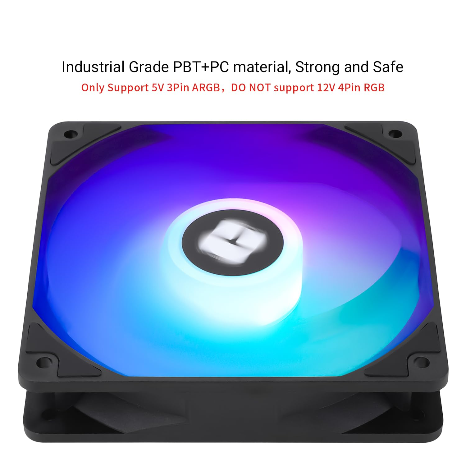 Thermalright TL-C12C-S X5 CPU Air Fan, 120Mm ARGB Case Cooler, PWM Silent Computer Fan with S-FDB Bearing, up to 1550RPM Speed Cooling,Pc Cooling Fan,5-Packs image number 2