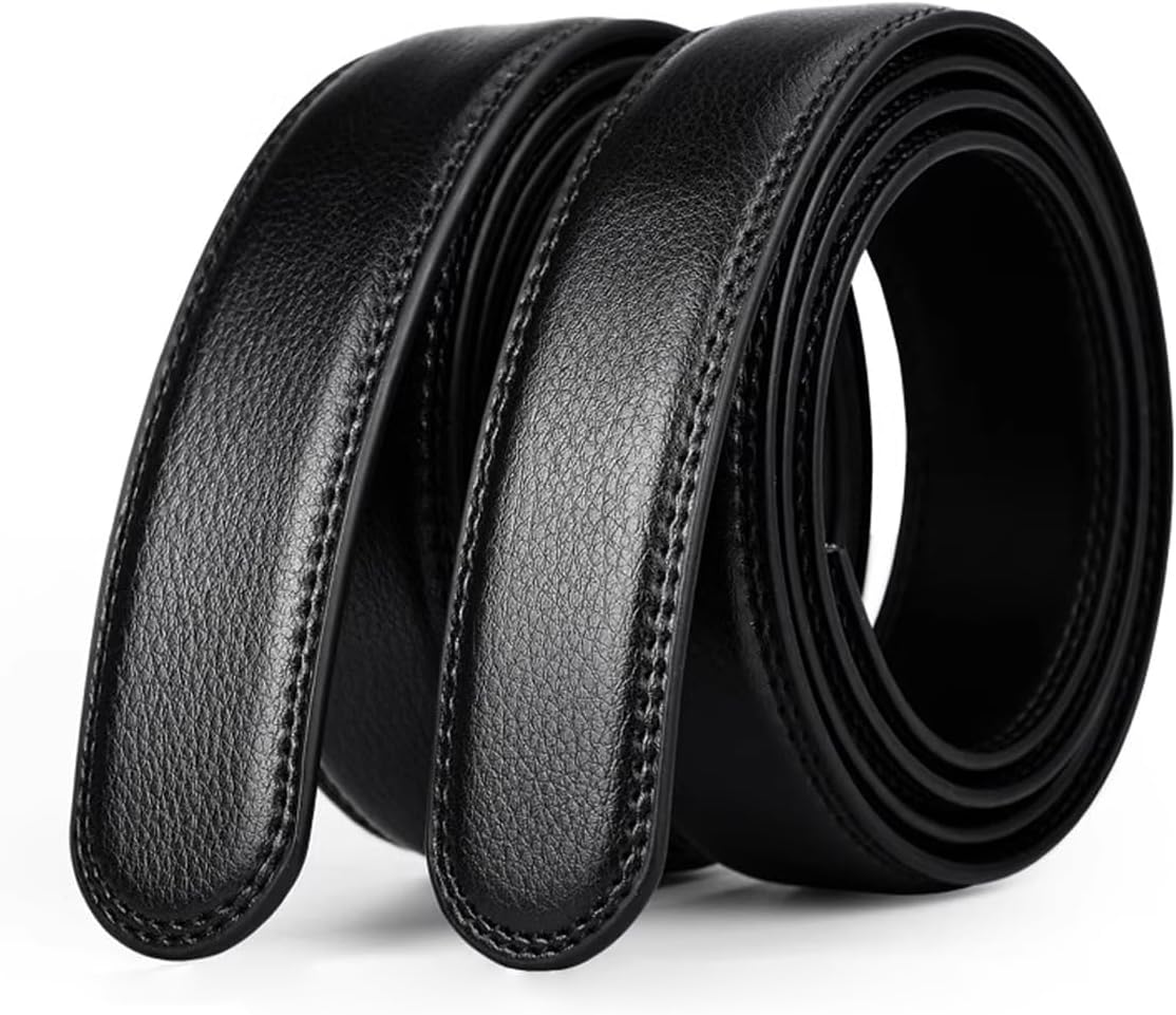 Ekdirect Pack of 2 Men'S Replacement Belt without Buckle Leather Automatic Belt image number 2