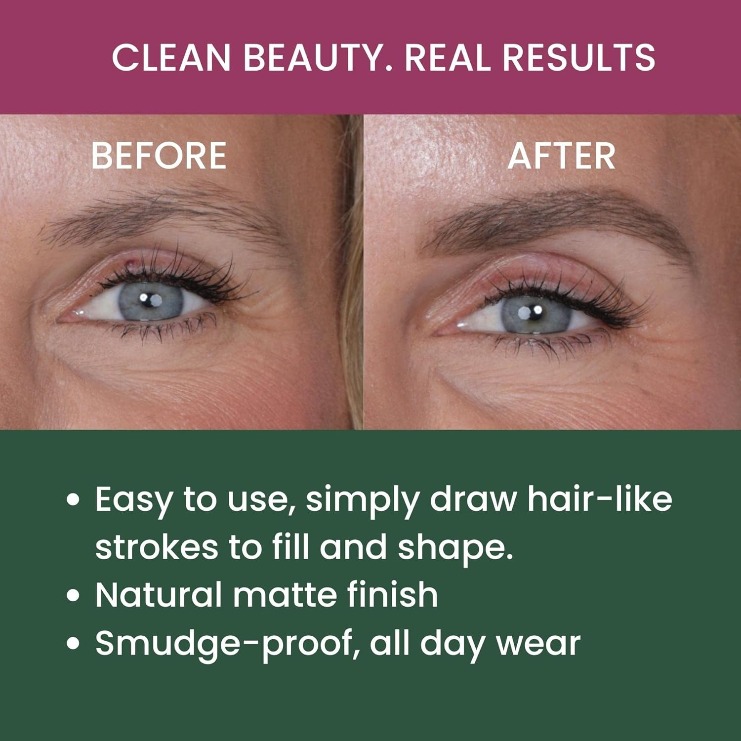 Brow Luxe Definer Pencil by Luscious Cosmetics. Sweat-Proof Eyebrow Pencil. Vegan and Cruelty Free. (Taupe) image number 1