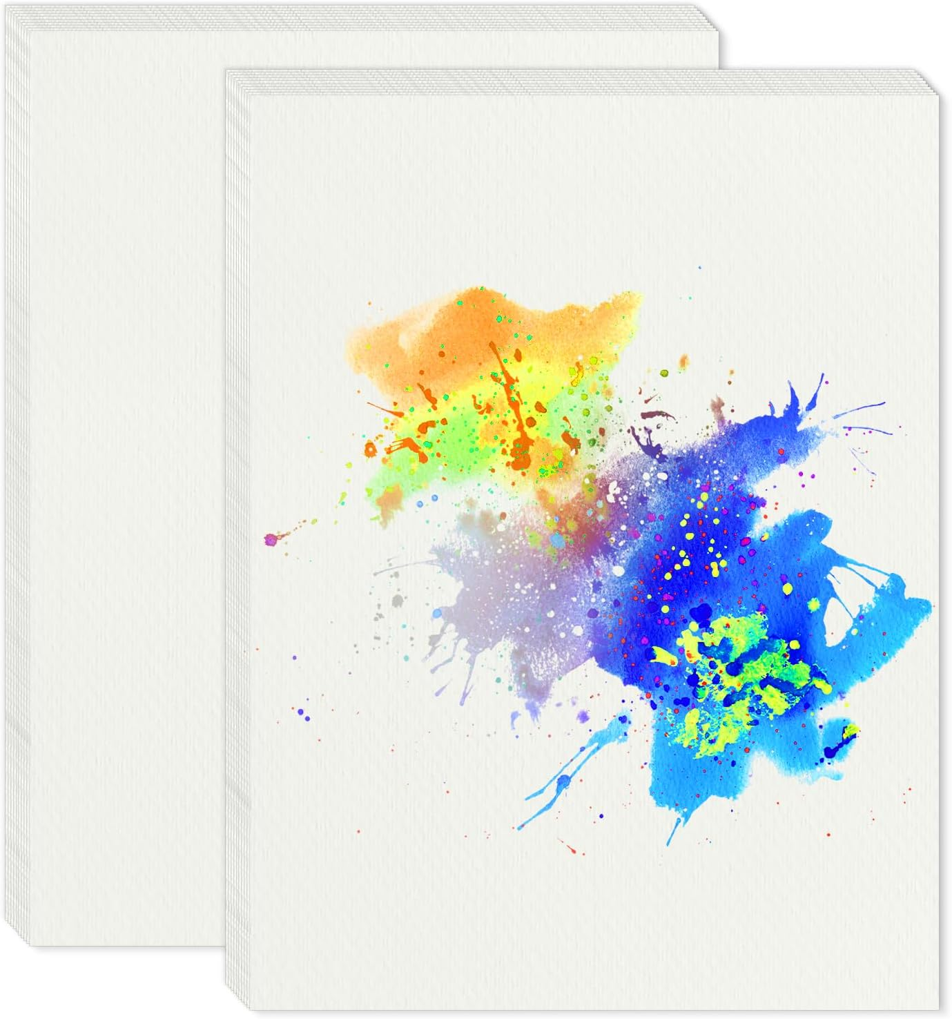 TEAONE Watercolor Paper, 50 Sheets Heavyweight Artist Paper for Painting, Drawing (29.7 X 21Cm/11.69 X 8.26In)