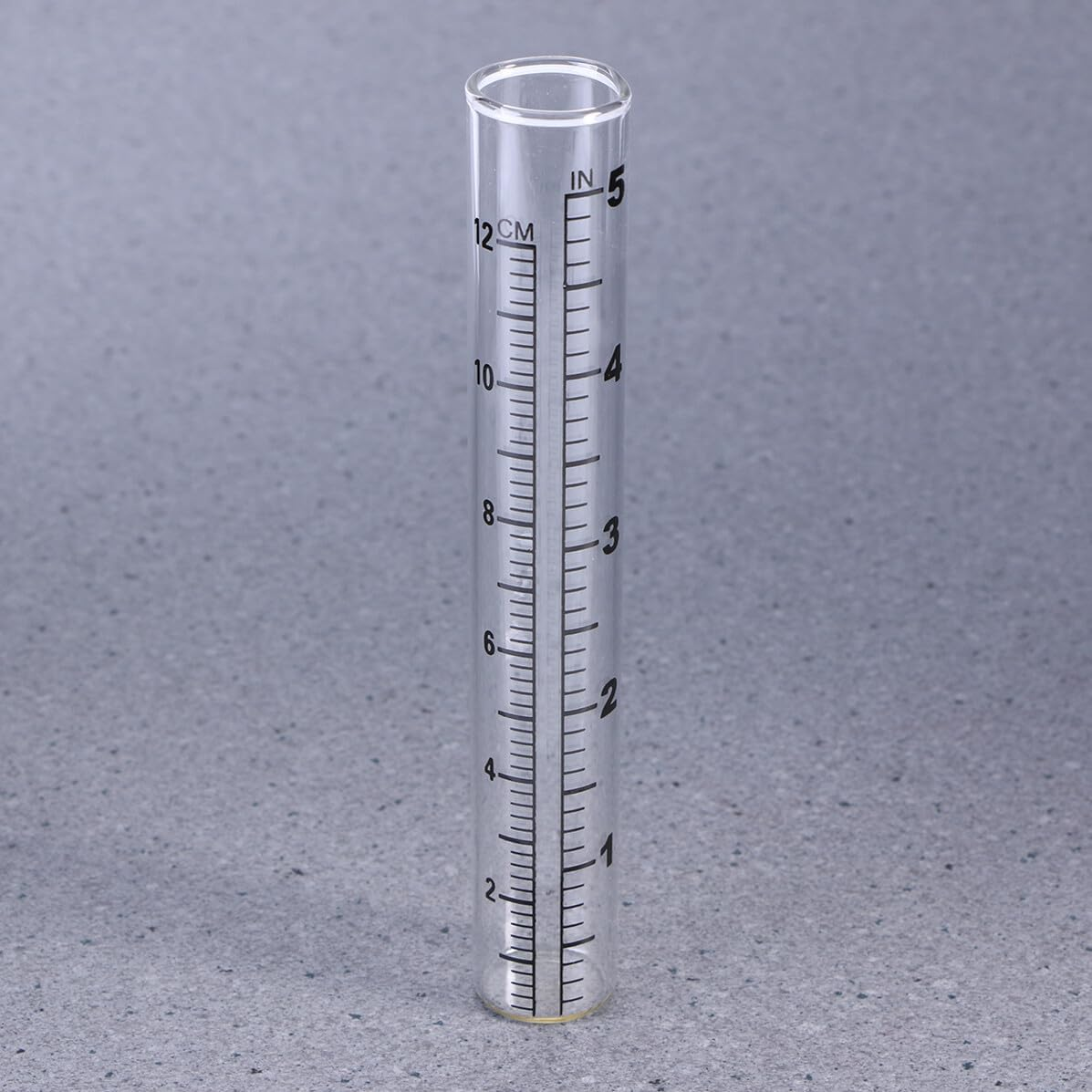 Glass Rain Gauge Test Tube with Flat Bottom and Dual Scale for Precise Outdoor Rainfall Measurement in Garden image number 5