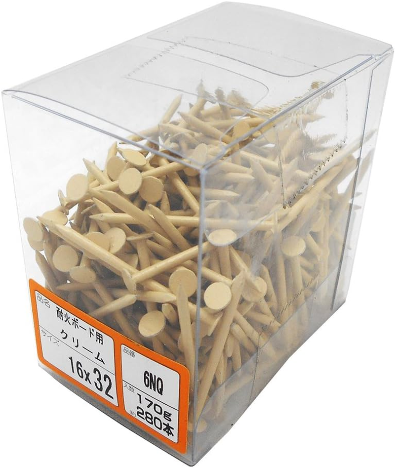 WAKAI 6NQ Fireproof Board Nail Cream Pro Pack #16 X 32Mm Approx. 280 Pieces image number 2