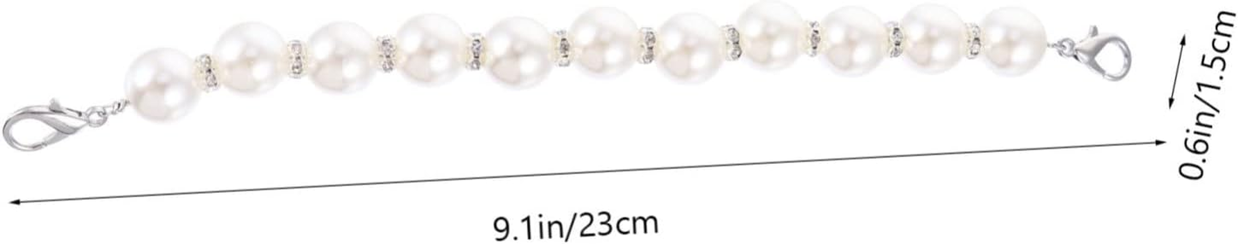 PLAFOPE Pearl Chain for Purse Handbag Chain Replacement for Travel Handbag Bag Strap image number 4