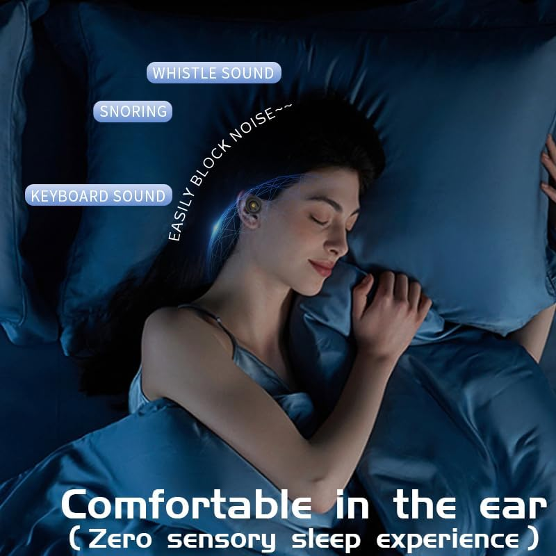 Guanteam Ultra-Soft Ear Plugs for Sleeping: 50Db Noise Cancelling with Dualcore&trade; Filter | Eco Silicone & Anti-Slip Design | 3 Sizes (S/M/L) | Washable & Reusable Hearing Protection for Sleeping, Concerts & Travel | Includes Portable Case（Black） image number 3