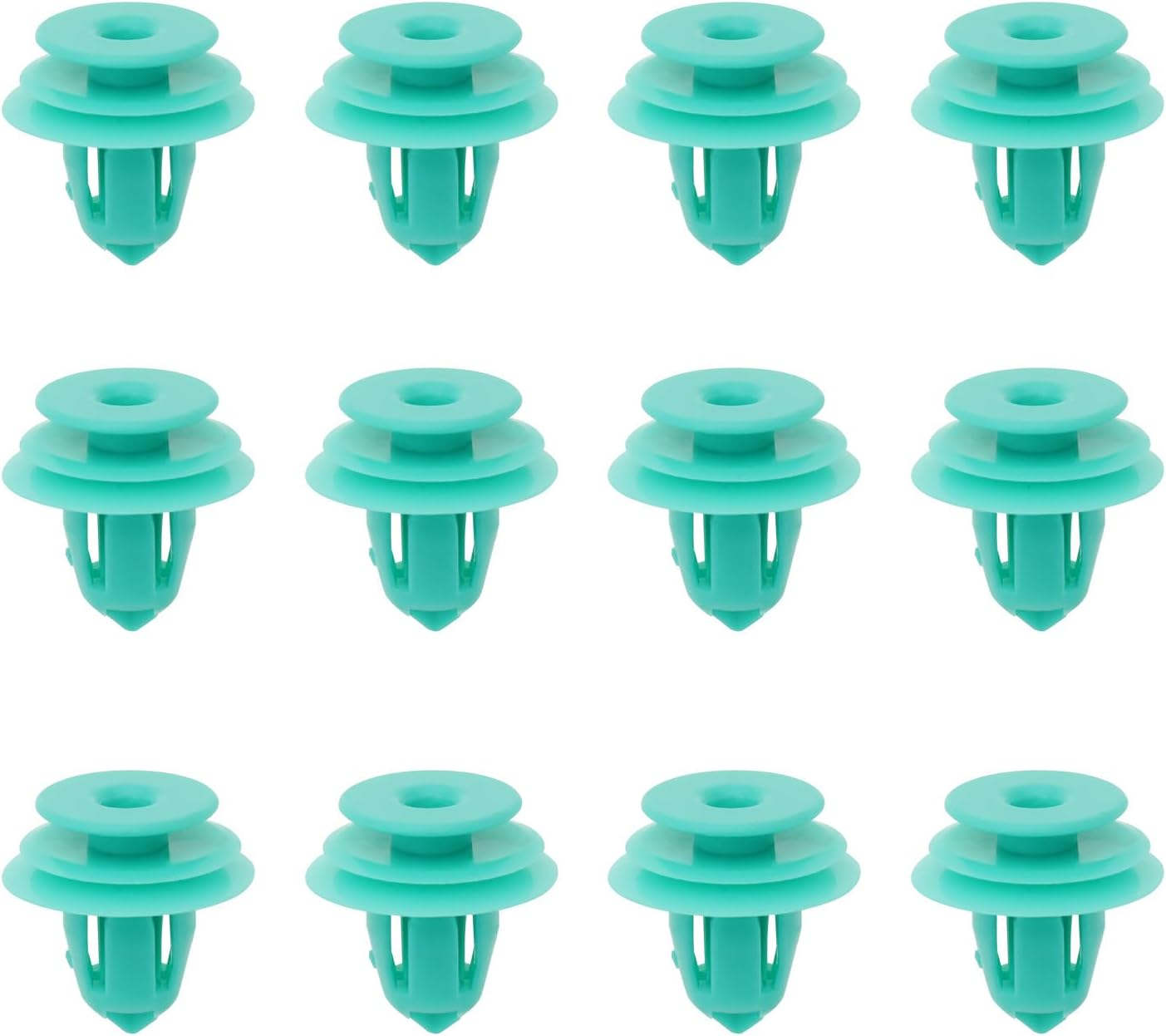 OTOTEC 30Pcs Door Inner Lining Panel Decorative Clip Protective Door Panel Fixing Clip 91560SZW003 Compatible with Honda Accord Civic Jazz and CR-V, Green image number 3