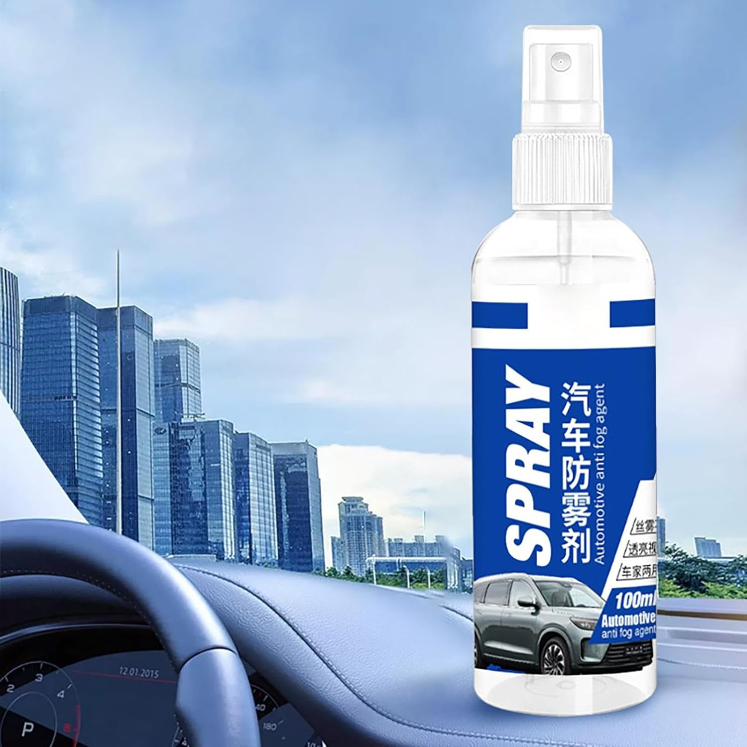 Waterproof Fogging for Automotive | Glass 100Ml anti Fog Window Spray Coating Agent - Long-Lasting Shine Car Supplies Glass Cleaner for Windshield & Glass image number 2