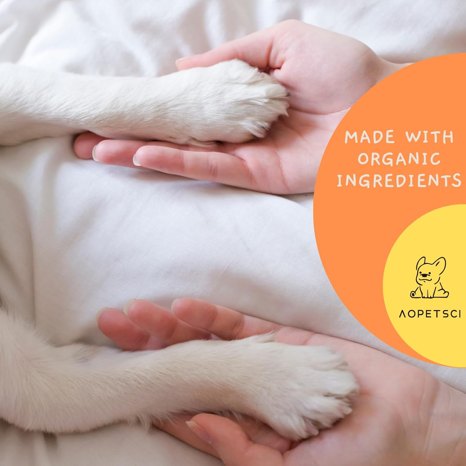AOPETSCI Cat and Dog Paw Balm - 100% Natural Paw Moisturizer for Dogs and Cats; Soothes, Heals and Moisturizes Dry Cracked Paws and Protects; Organic Aloe Vera (Hippophae Rhammoides Fruit Oil) image number 5