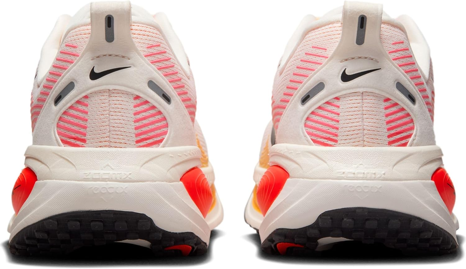 Nike Women'S Vomero 18 Road Running Shoes, Sail Black Bright Crimson Laser Orange, 39 EU