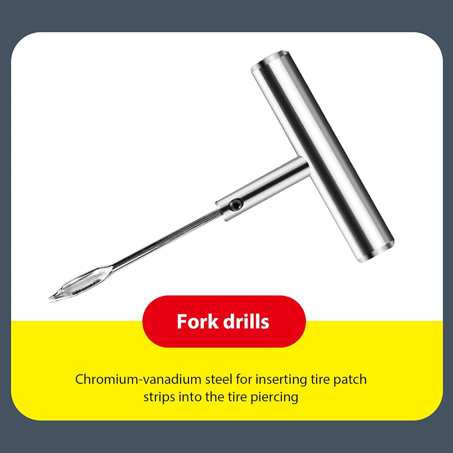 ETUCYNG Tire Repair Kit,Heavy Duty Professional Wheel Repairing Set | Heavy Duty Tire Plug Kit - for Trailer RV Truck Automotive Sedan Pickup