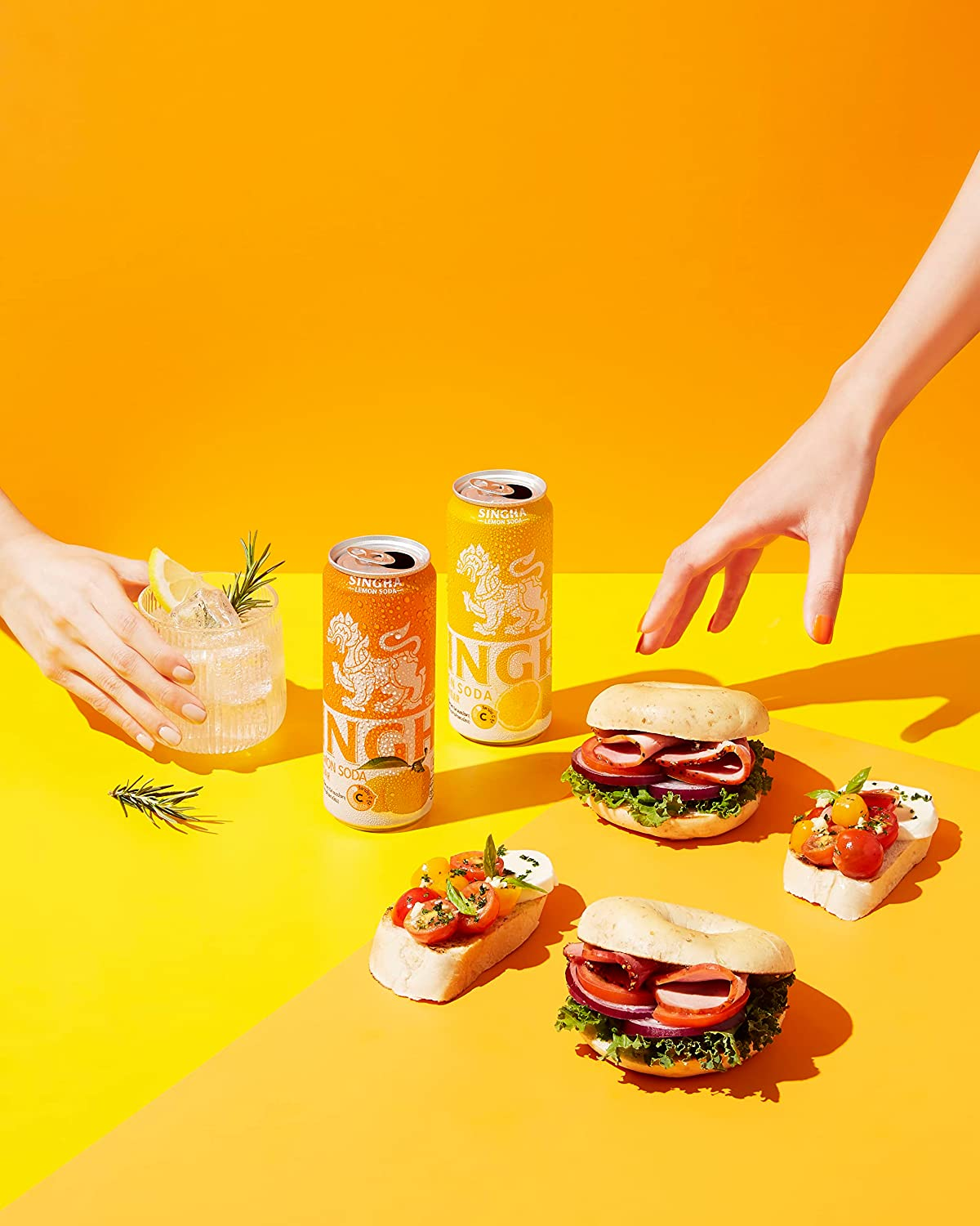 Singha Yuzu Lemon Soda | Case of 24 X 330Ml Can | No Sugar | No Calories | No Alcohol | High 30.7Mg Vitamin C | Drink Chilled | Mix with Angostura Bitter for Lemon Lime Bitter (YUZU FLAVOUR) image number 6