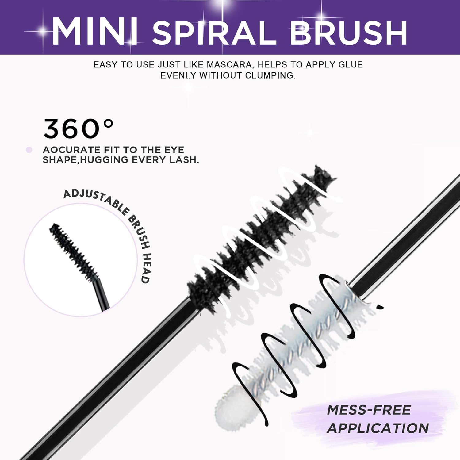 GAQQI Lash Cluster Glue, Lash Bond and Seal Waterproof, Bond & Seal Eyelash Glue for Clusters, Eyelash Adhesive Black Long-Lasting 72H, Latex-Free（5Ml+5Ml） image number 1