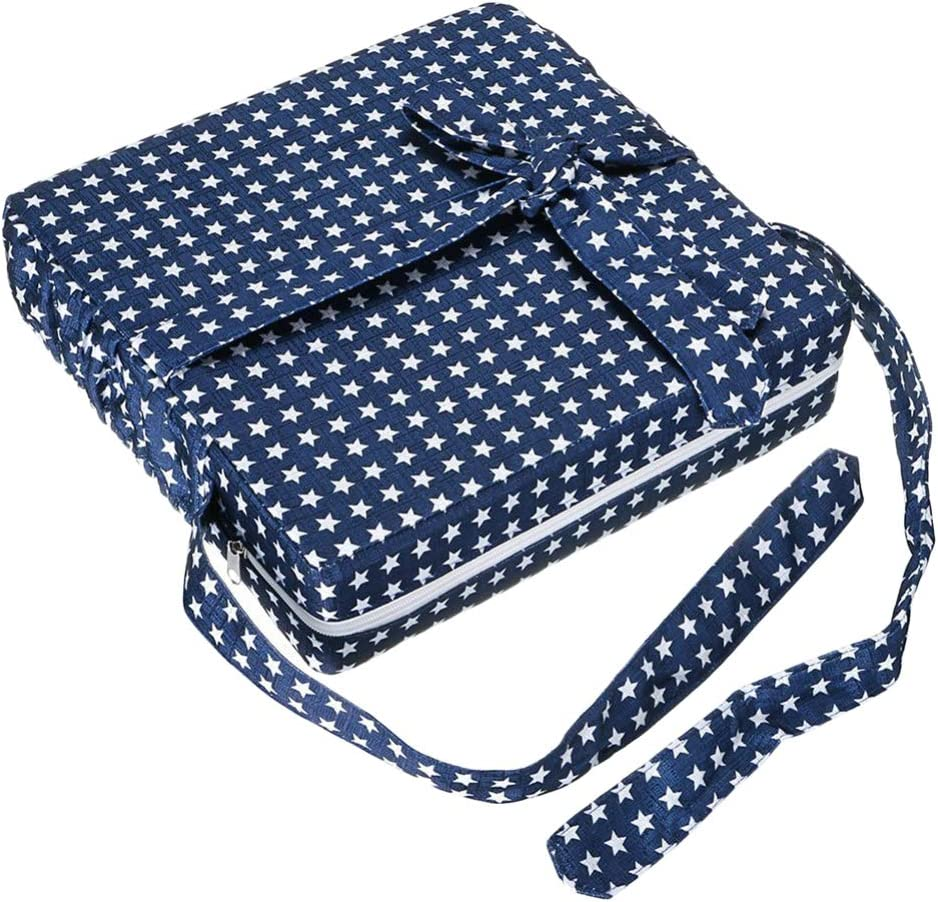 TOYANDONA Dining Chair Heightening Cushion Toddler Thick Chair Booster Seat Pads Mat for Baby Kids Children Silver