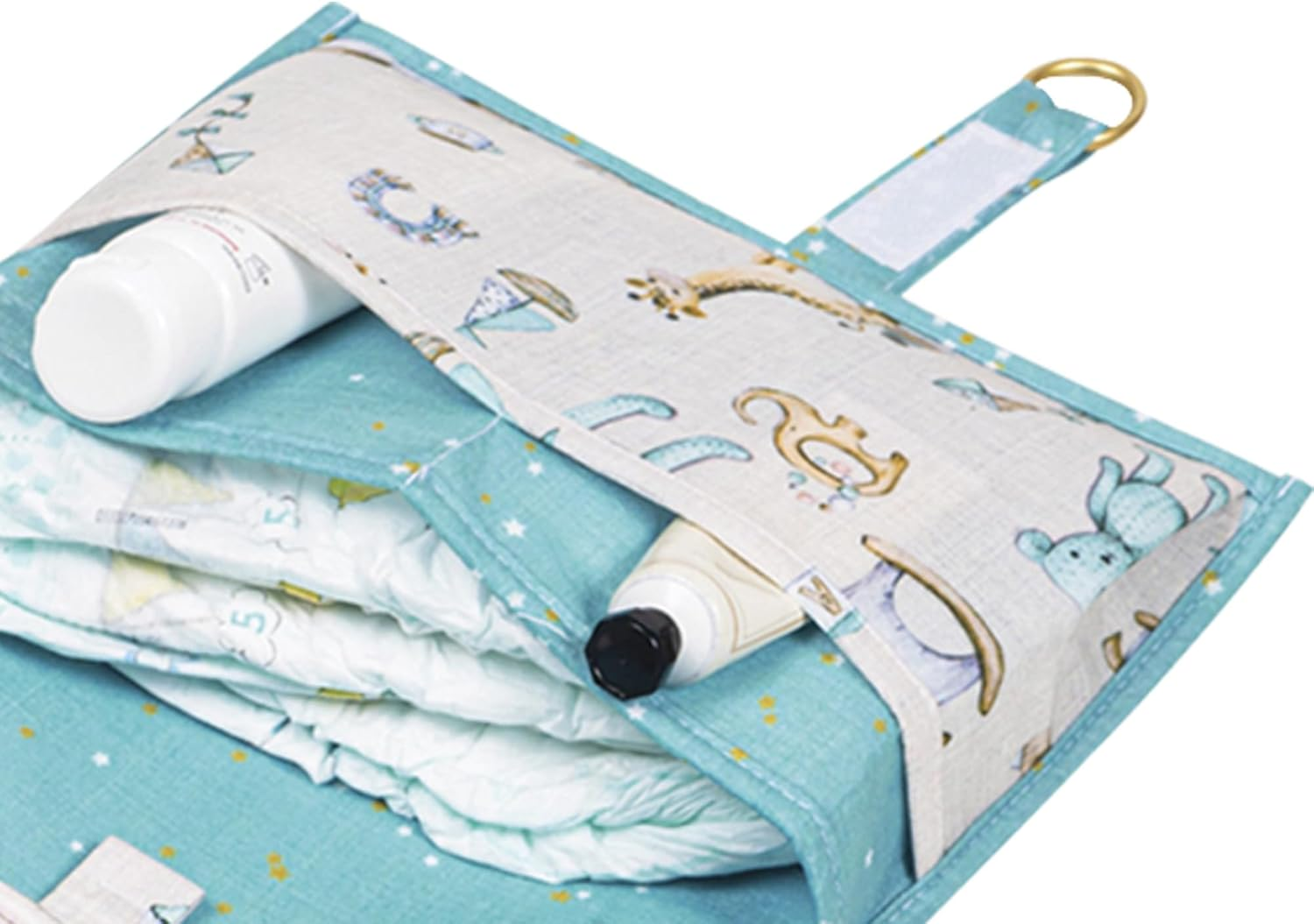 Compact Baby Diaper Handbag - Nursery Handbag (Pink and Blue Color Options)