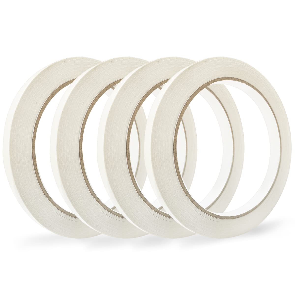 Sticky Craft Tape, 4 Rolls Double Sided Tape for Crafts, Card Making, Scrapbooking, Gift Wrapping (8Mm X 20M Each Roll) image number 4