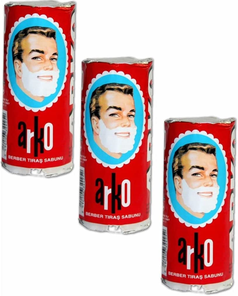 (3 Pieces) - Arko Shaving Cream Soap Stick (3 Pieces)