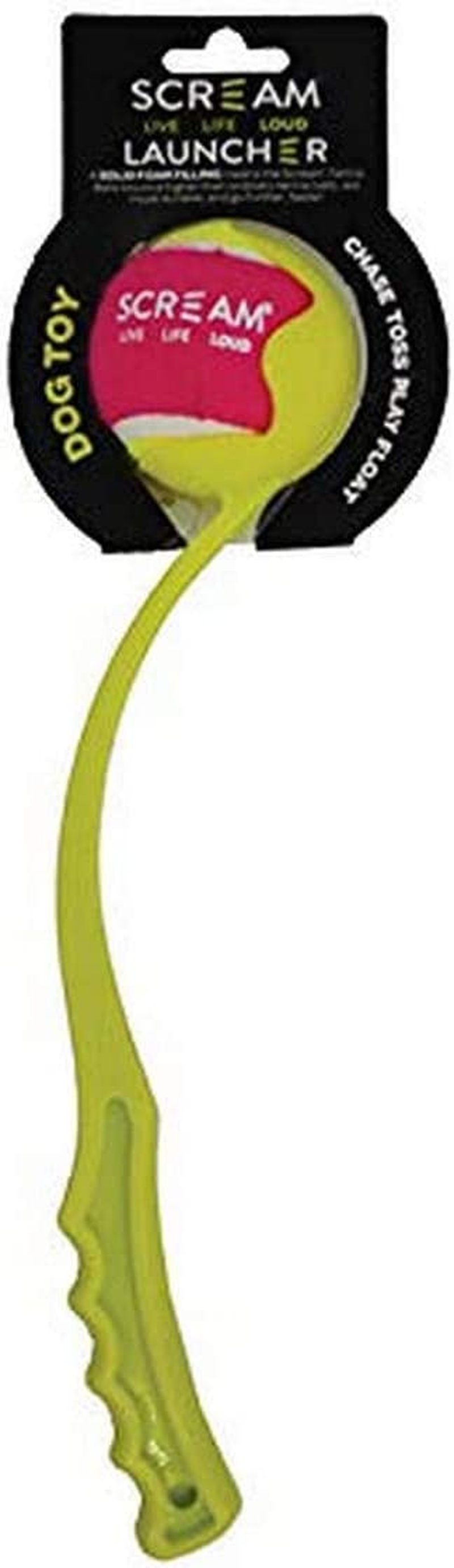 Scream Ball Launcher 38Cm, Loud Green, 38Cm