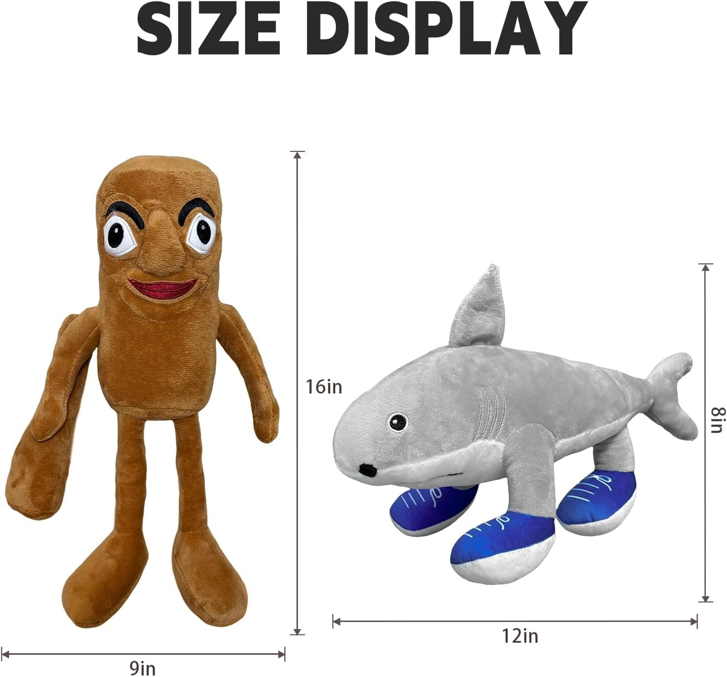 Ai-Crafted Italian Brainrot Animals Plush,16&Prime; Brainrot Evolution Plushie - Soft, Collectible, Memetic Home Accent (Tung Tung Sahur)