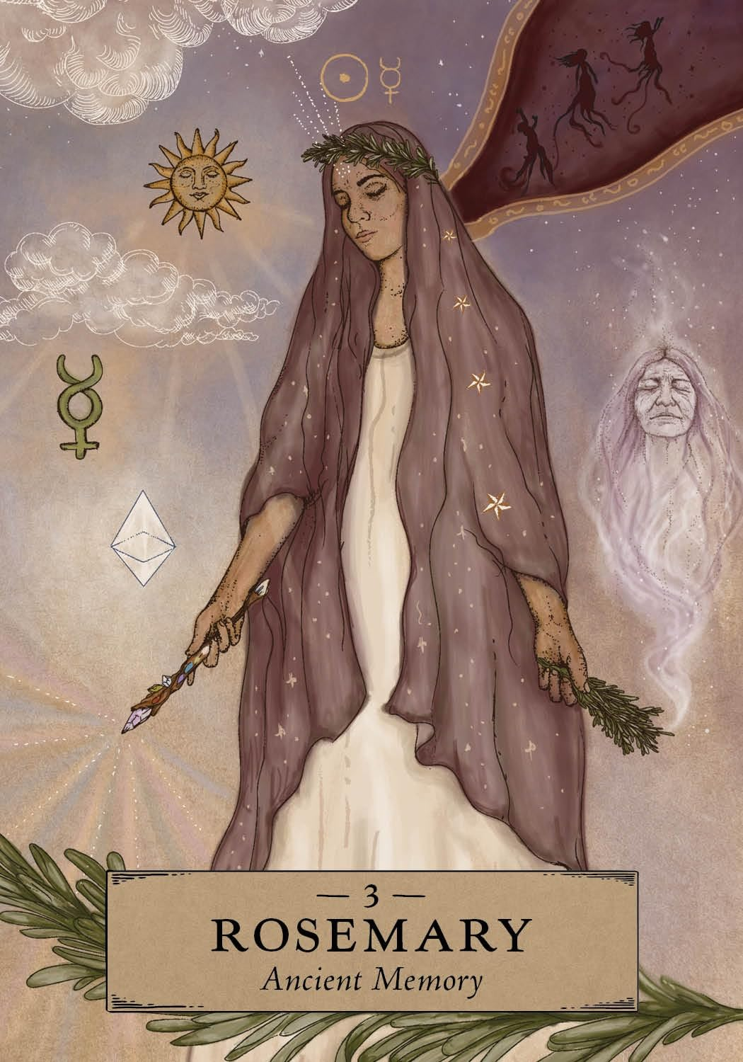 The Herbal Astrology Pocket Oracle: a 55-Card Deck and Guidebook image number 2