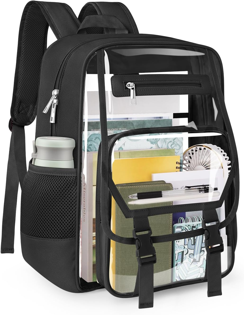 Soimeat Clear Backpack Heavy Duty Clear Bookbag