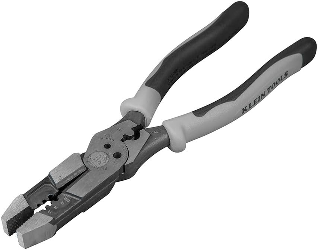 Klein Tools A-J215-8CR Hybrid Pliers, Professional Pliers with Crimp and Wire Stripper, 20.9 Cm, Gray/Black image number 5