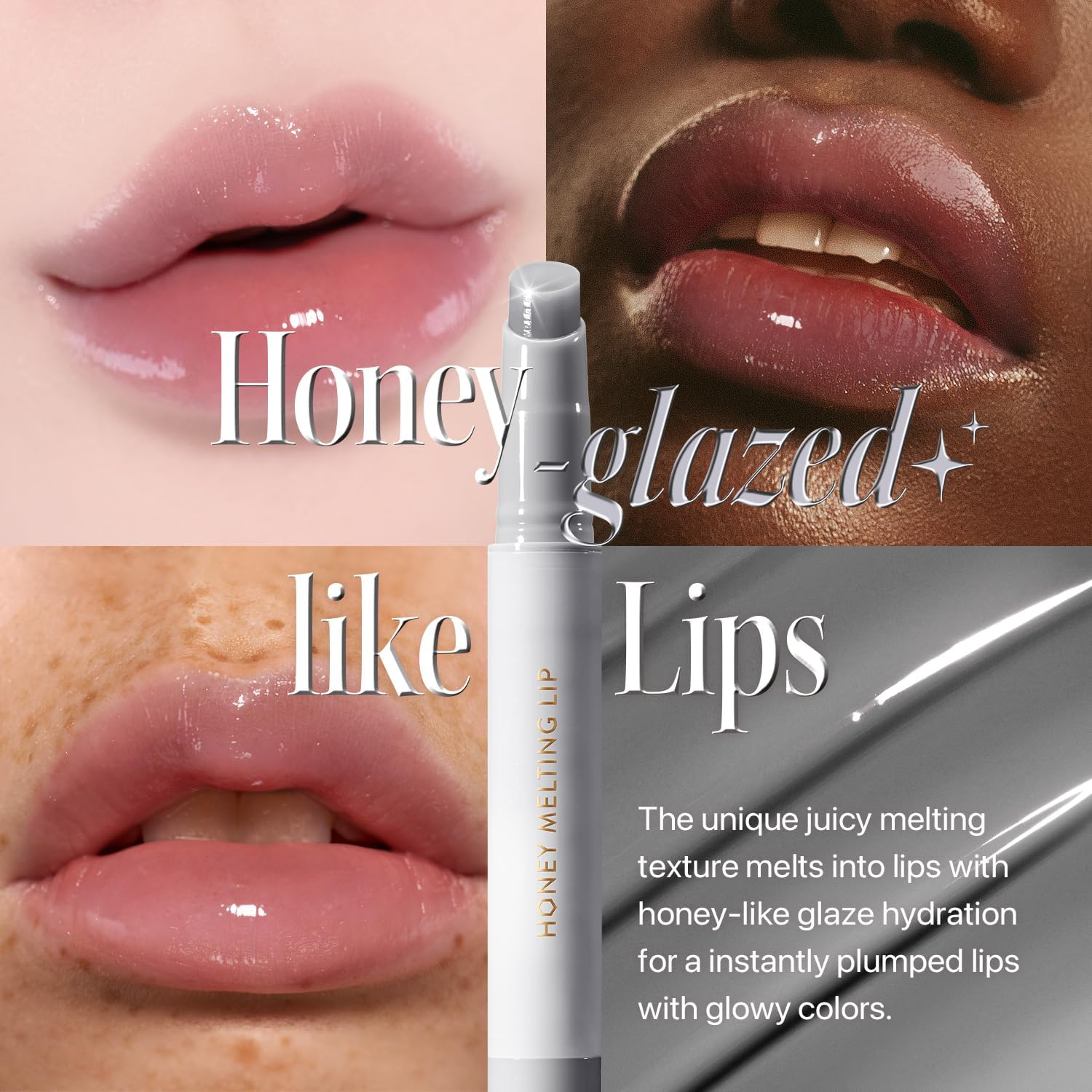 Nature Republic HONEY MELTING LIP 11-12 PLUMPING (12 See-Through Gray) image number 1