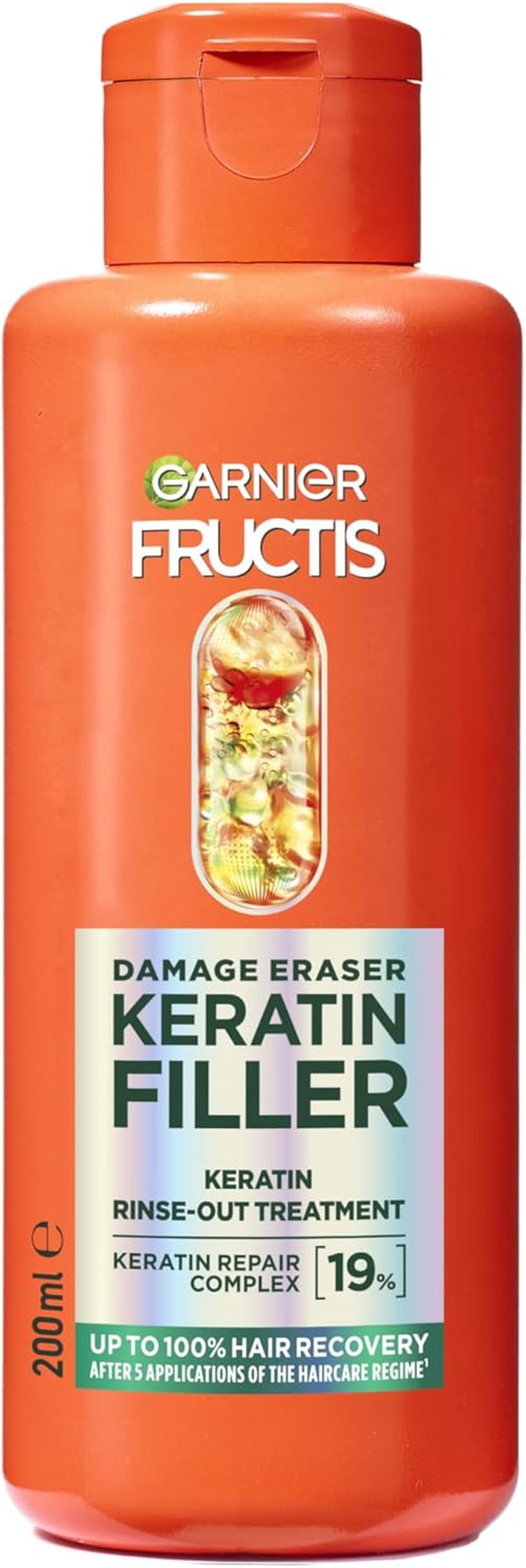 Garnier Fructis Damage Eraser Keratin Filler Rinse-Out Treatment 200 Ml image number 4