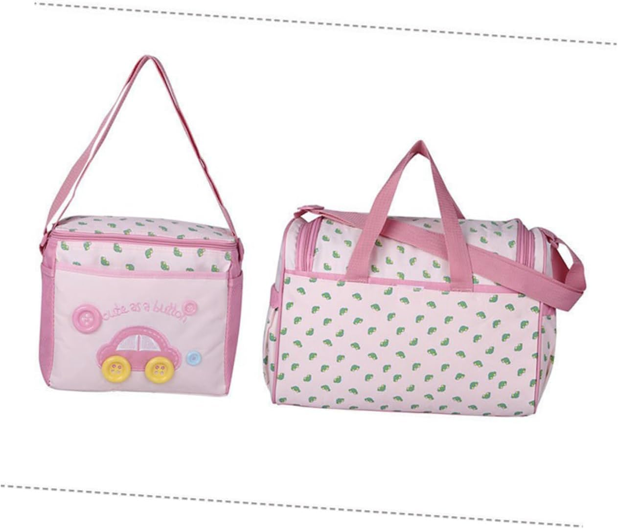 Multi-Function Large Capacity Diaper Bag Set Shoulder Strap Includes Changing Pad Bag for Travel Daily Use image number 2