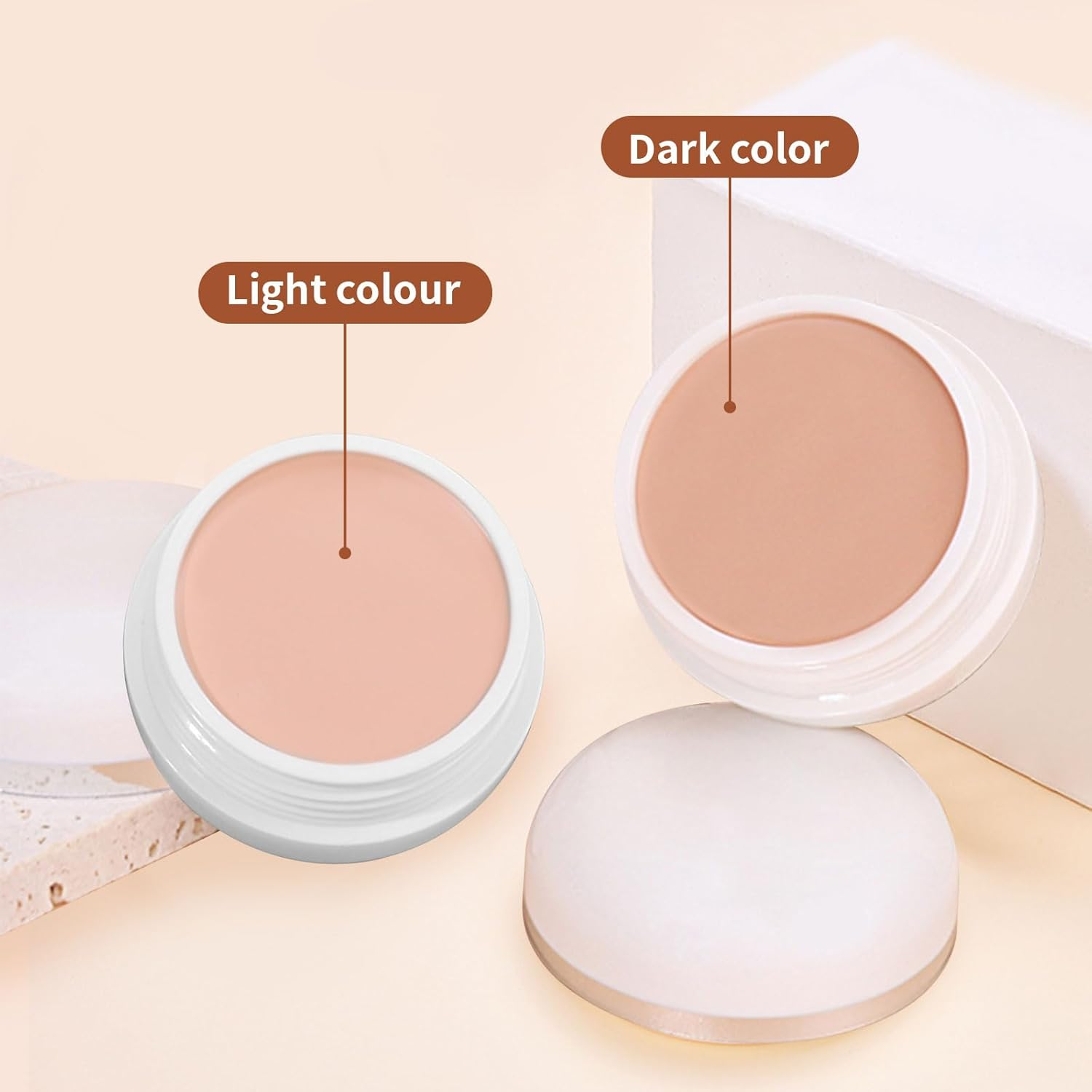 Concealer, Color Correcting Concealer Full Coverage, Used to Improve Uneven Skin Tone, Dullness, and Other Issues Etc(140/Dark Skin Tone) image number 2
