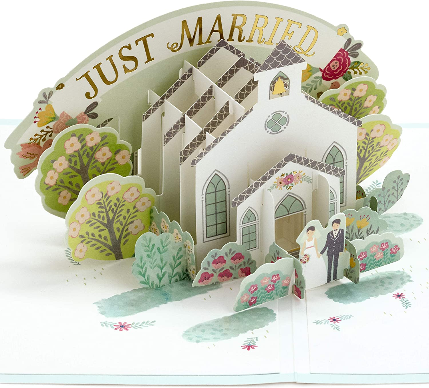 Hallmark Signature Paper Wonder Pop up Wedding Card (Happy Wedding Day) image number 5