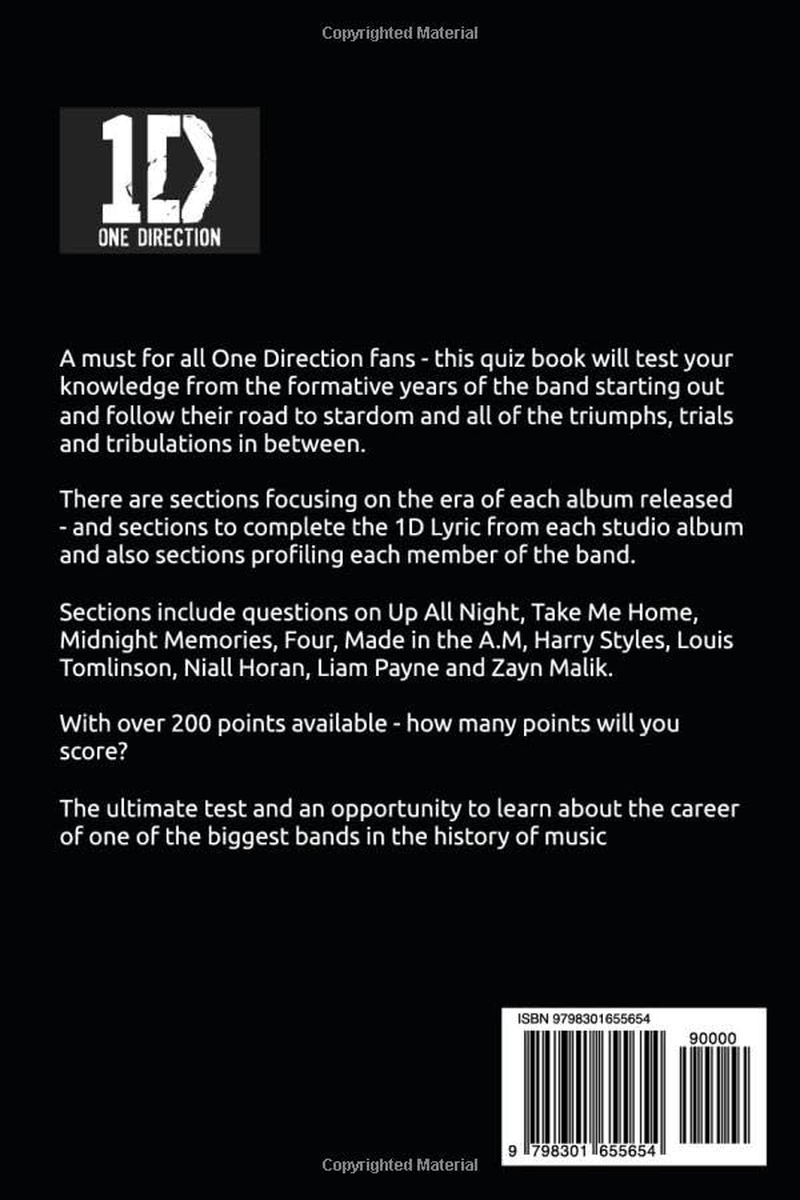 The One Direction Complete Quiz Book
