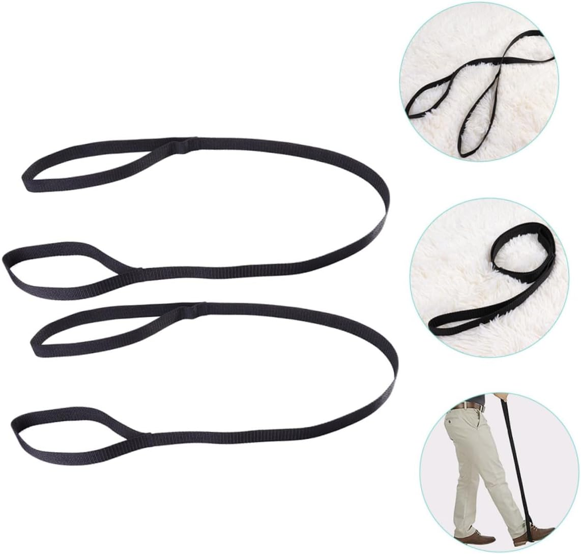 Beavorty 2Pcs Polyester Leg Lifter Straps for Elderly Disabled Multi-Function Foot Loops for Knee Orthopaedic Support Portable Household Mobility Aids for Easy Leg Lifting And image number 4