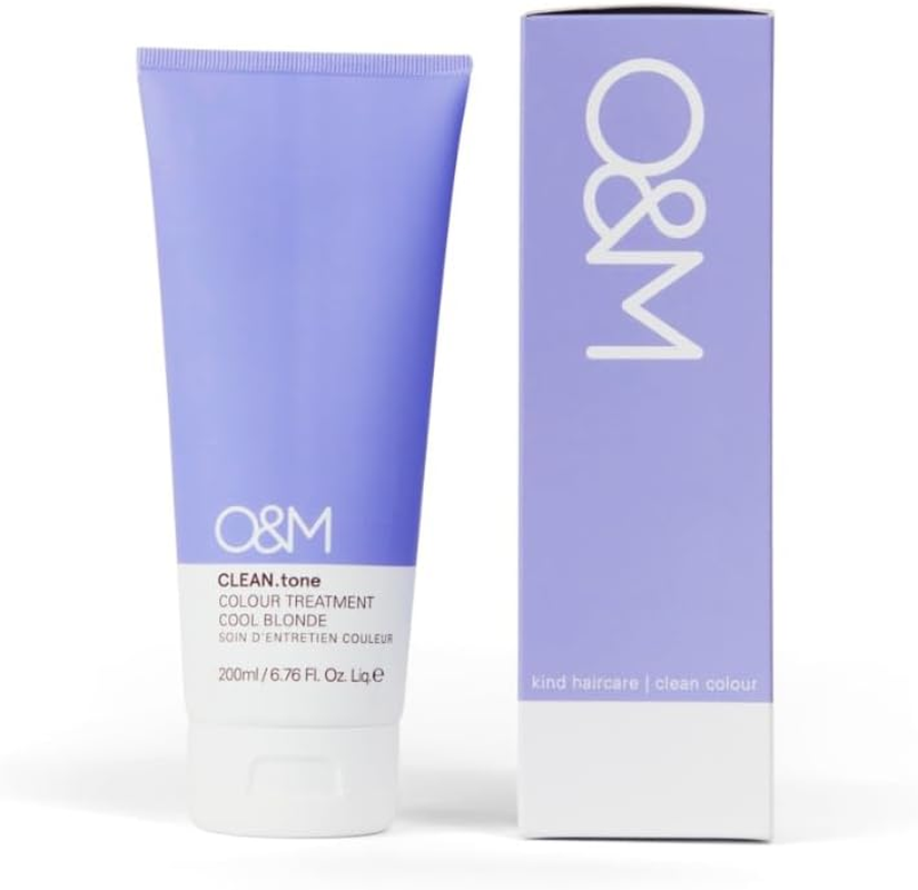 O&M Clean.Tone Cool Blonde Colour Treatment for Blonde to Very Light Blonde Hair- 200Ml- Clean from Sulfates, Parabens, Silicones, MIT, Phthalates,Triclosan, Propylene Glycol & Gluten, PETA Certified, Vegan and Cruelty Free image number 6
