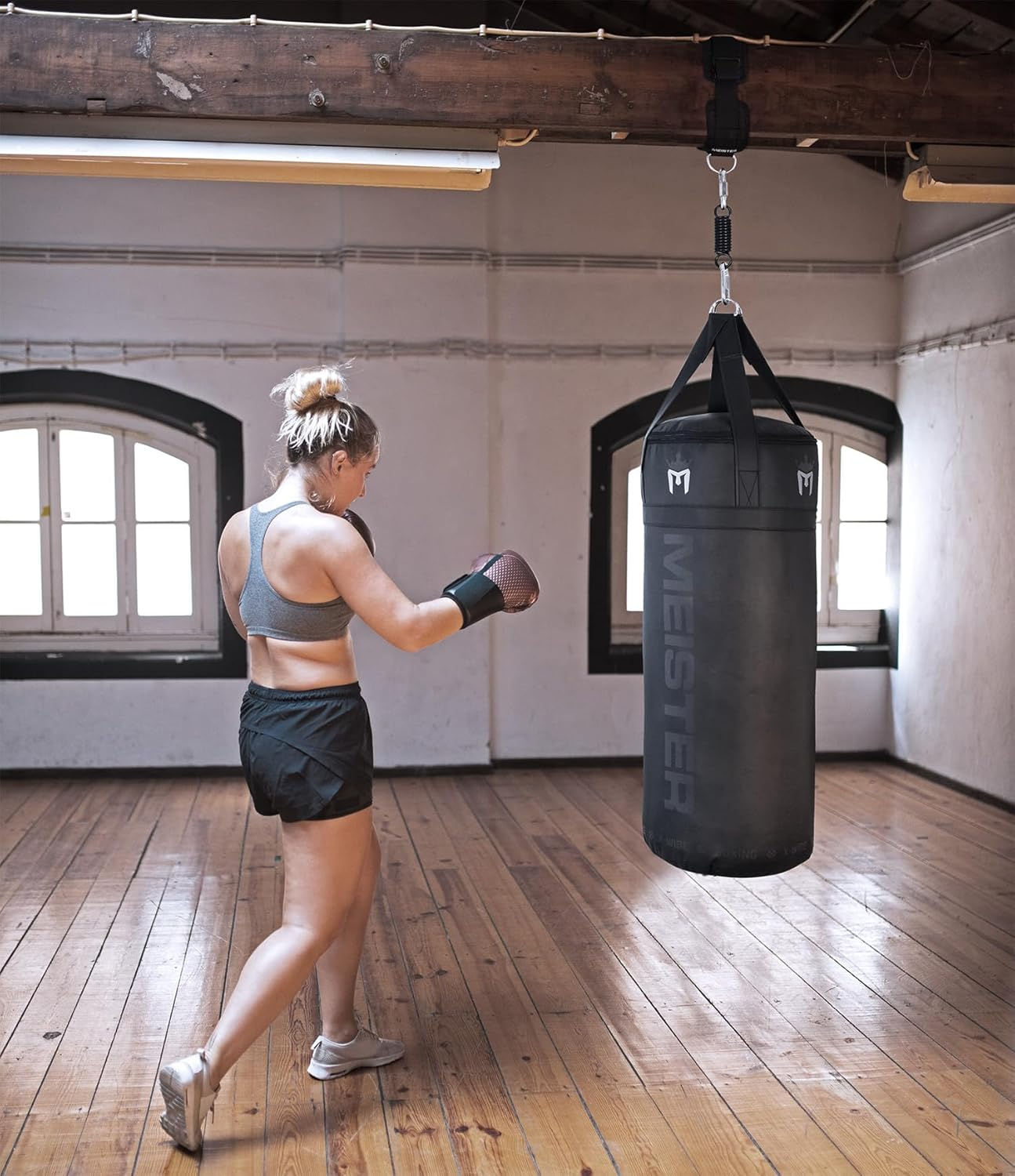 Meister Beam Wrap Mount Kit W/Carabiner for Hanging Boxing & MMA Heavy Bags image number 6