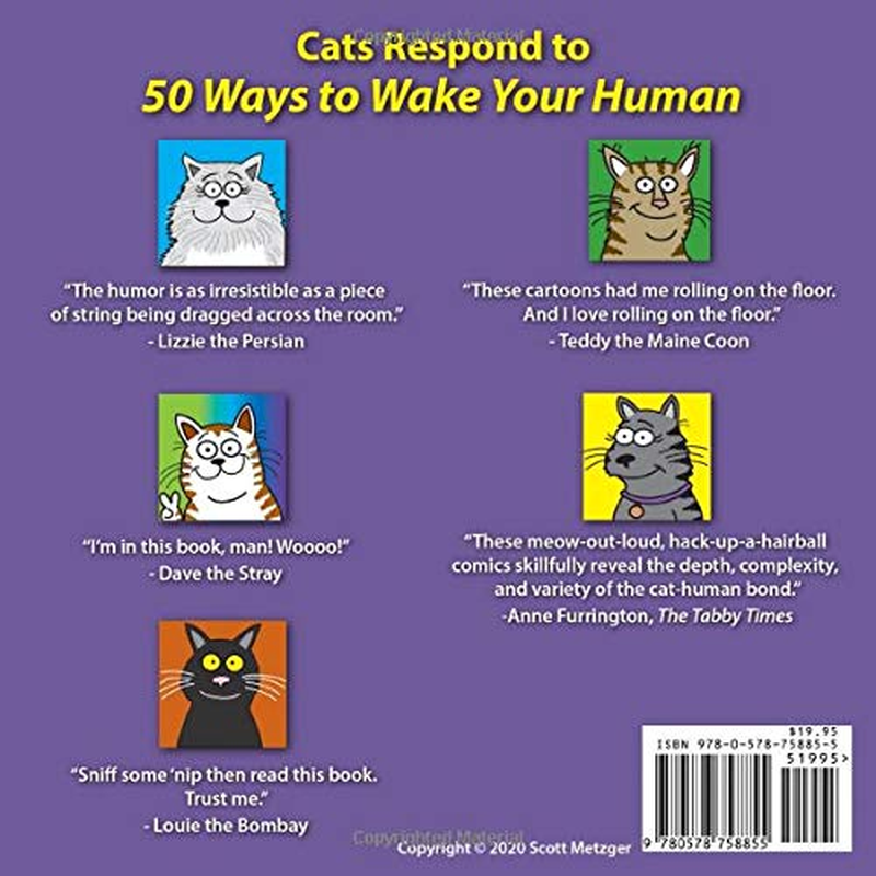 50 Ways to Wake Your Human: a Collection of Cat Cartoons by Scott Metzger image number 1