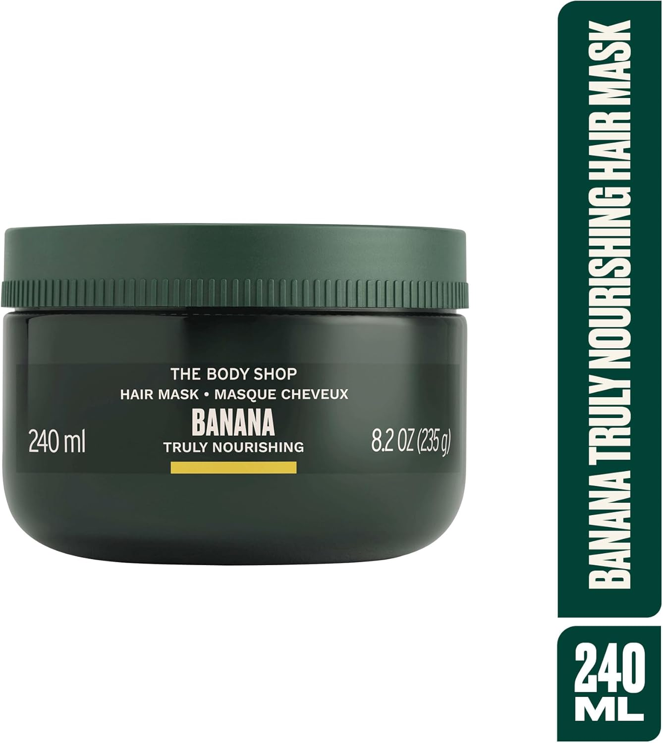 The Body Shop Banana Truly Nourishing Hair Mask, 8.12 Fl Oz (Vegan) image number 1