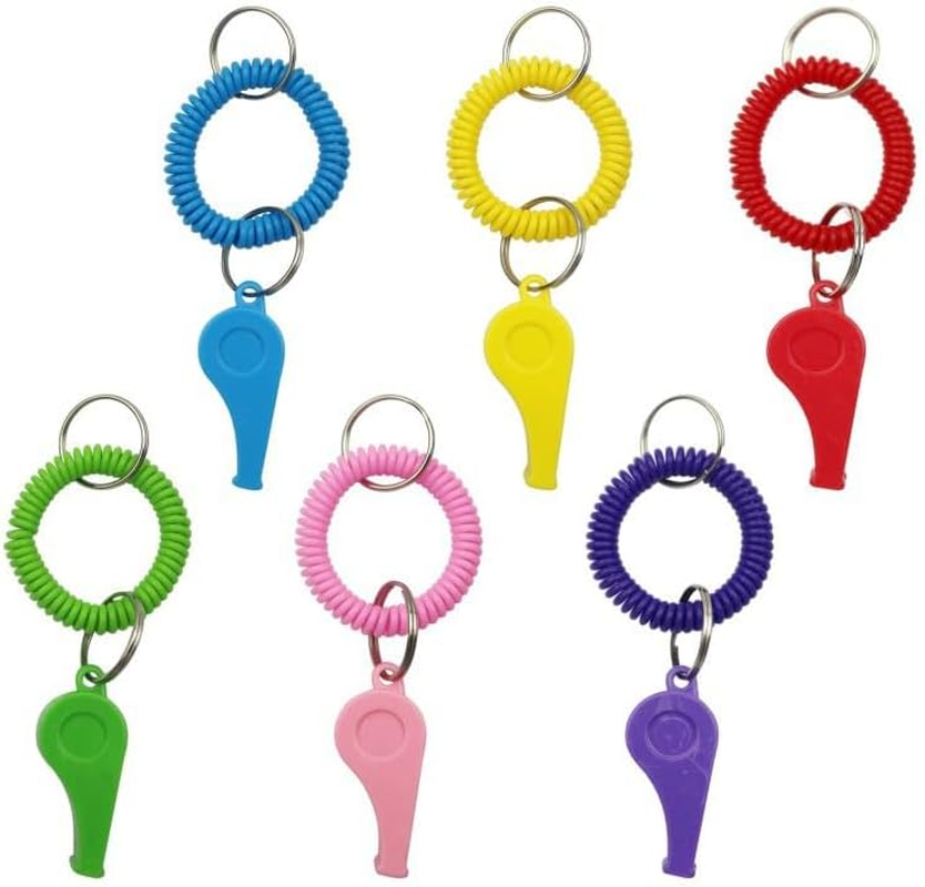 Plastic Whistle Sport Whistle with Bracelet Keychain,Sport Whistles with Bracelet Keychain,Loud Clear Plastic Whistles with Bracelet Keychain,Loud Crisp Clear Sound Plastic Whistle with Bracelet image number 3