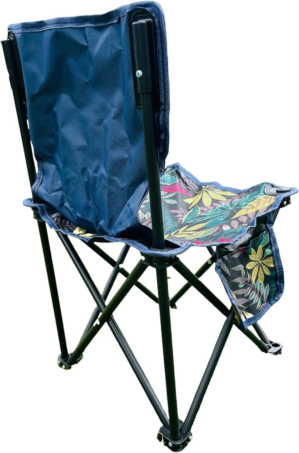 Portable Folding Camping Chair, Tropical Leaf Pattern, 113.4 Kg Capacity, with Carry Bag image number 4