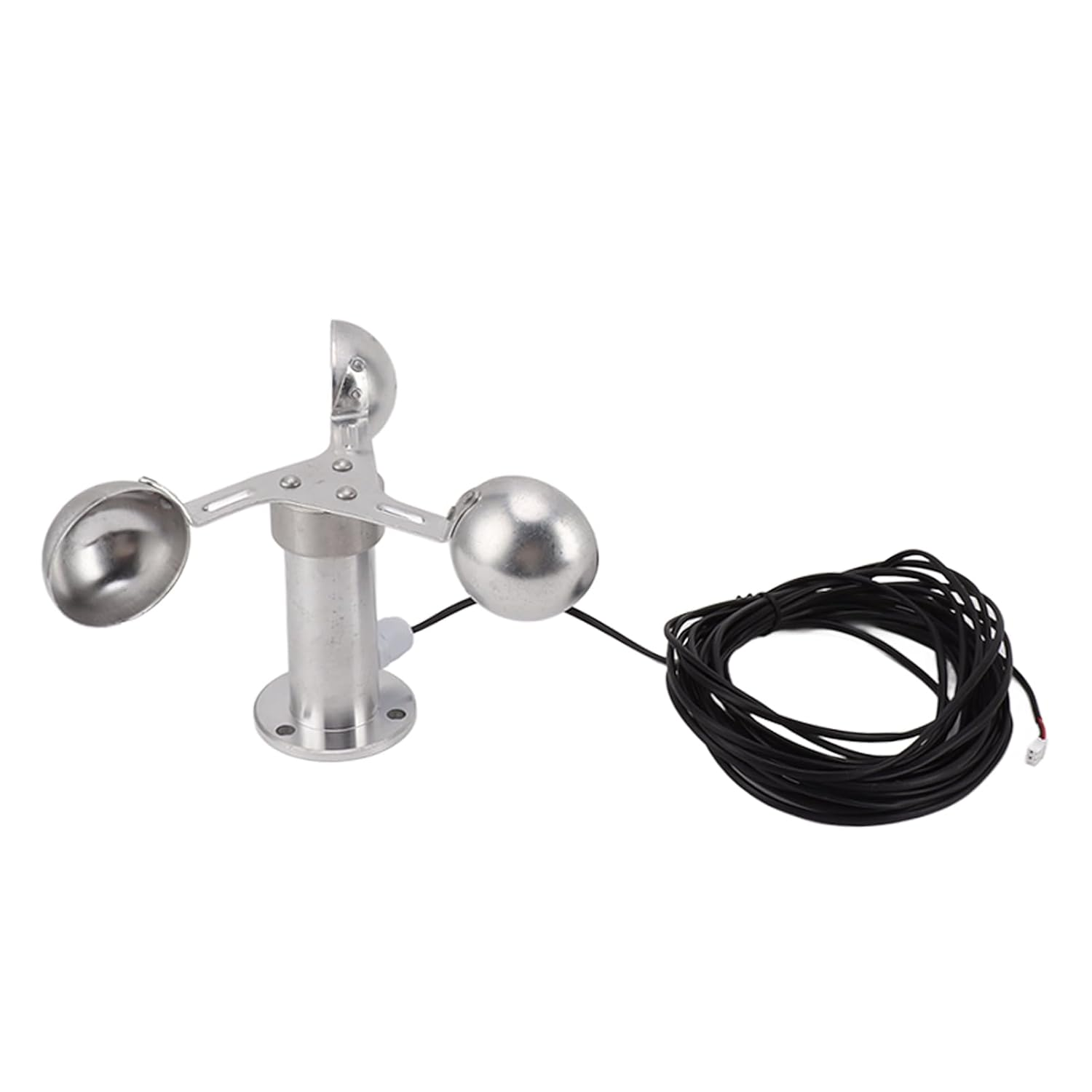 Aluminium Alloy Three-Cup Anemometer Wind Speed Sensor for Meteorological Monitoring &ndash; 8M Cable and Accurate Measurements image number 6