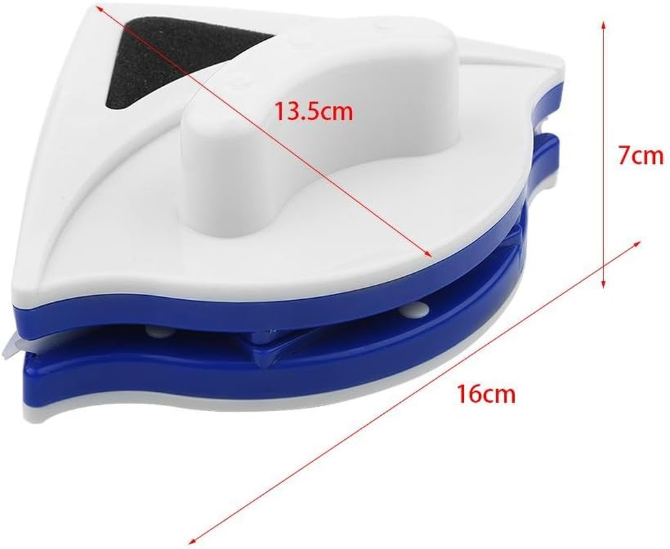 Double-Sided Window Cleaner Glass Wiper Magnetic Cleaning Tool for High-Rise Single Glazed Windows with 3-8Mm Thickness
