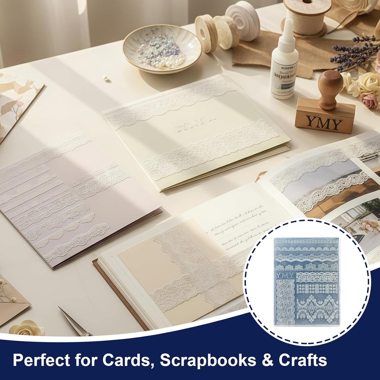 Evadollina Nail Stencil, Nail Stamp, 3D Nail Art Shapes with Tip, Silicone Nail Tool, Y2K Decoration image number 1