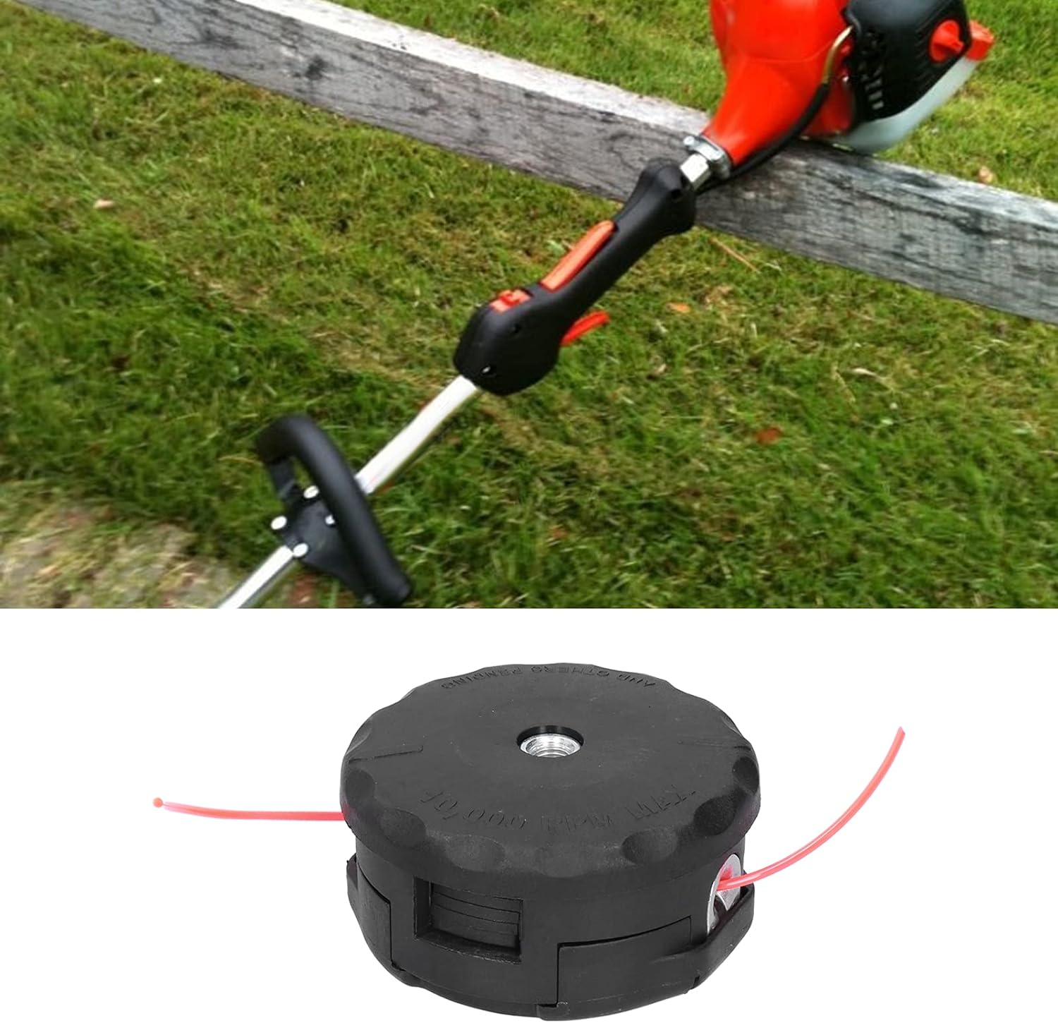 Ejoyous Trimmer Head Replacement Compatible, with Speed-Feed 400 Head/Srm-225/Srm-230/Srm-210, Material 3.94X3.94X1.97In for Garden/Agricultural Lawn Mowing image number 4