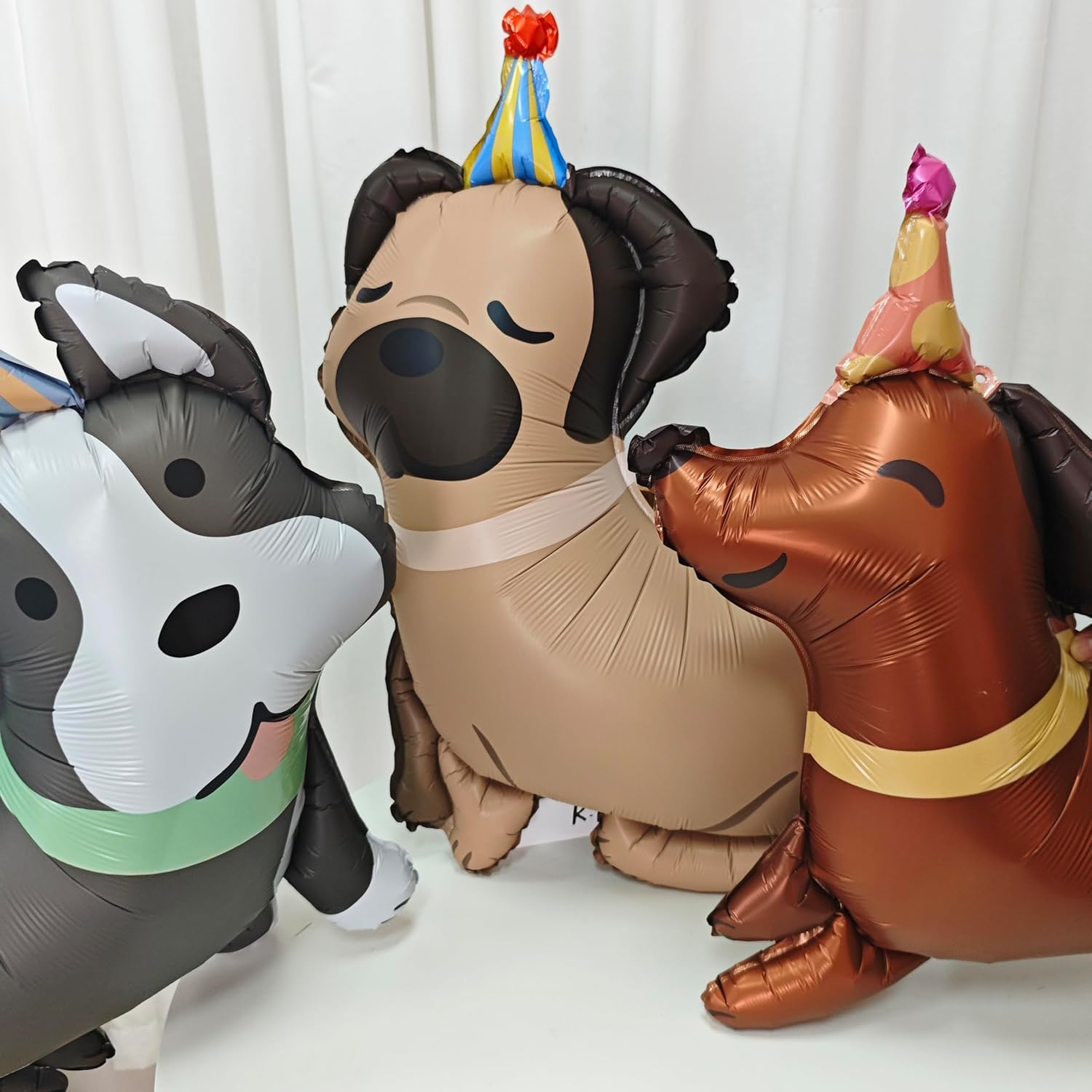 4PCS Animal Dog Balloons Dog Birthday Balloons Pet Dog Balloons Cute Puppy Foil Mylar Balloons for Kids Gift Dog Themed Birthday Baby Shower Pet Party Decorations image number 4