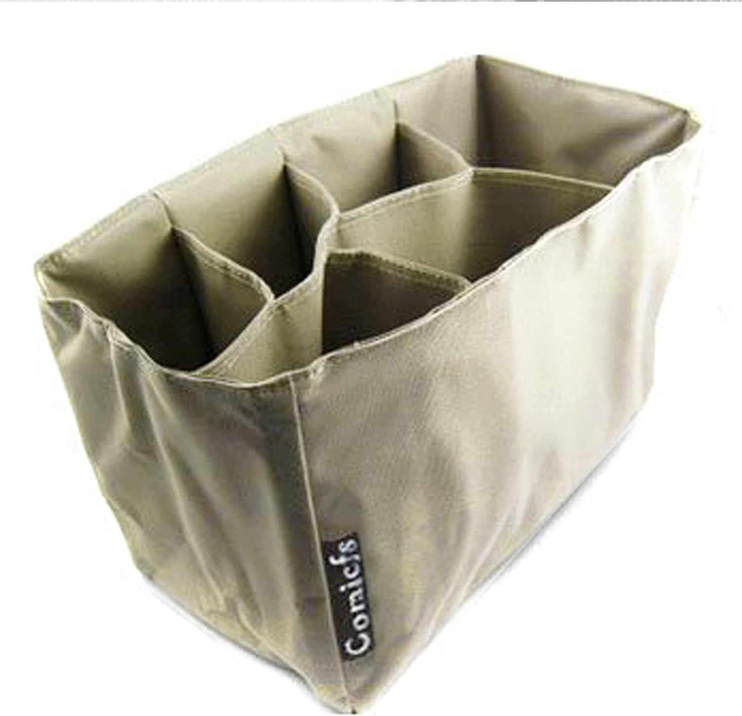 Comicfs Baby Diaper Bag Insert Organizer with Comicfs Cleaning Cloth (Dimensions: 12 X 6.4 X 8 Inch, Black) - Black image number 3