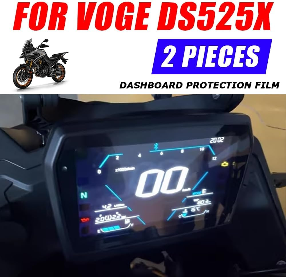 DEMUR for VOGE DS525X DS 525X 525 X DS525 X Motorcycle Accessories Cluster Scratch Protection Film Screen Protector Instrument Film Dashboard Screen Protector image number 2