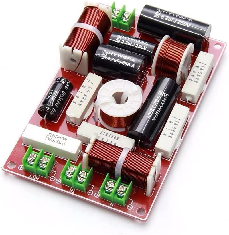 2PCS 3 Way 200W 3 Unit Speaker Frequency Divider Home Theater Filter Circuit Hifi Stereo Audio Crossover Filters image number 4